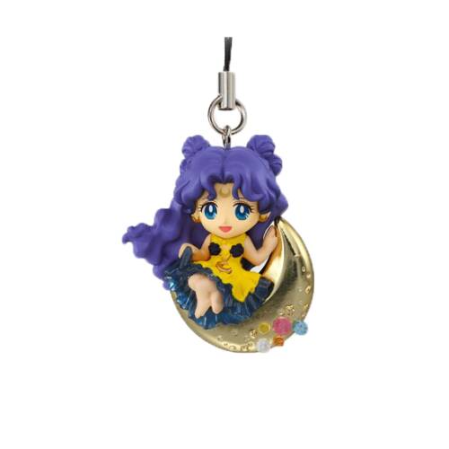 Breloc Sailor Moon Twinkle Dolly: Luna (human girl form) & Moon with sugar