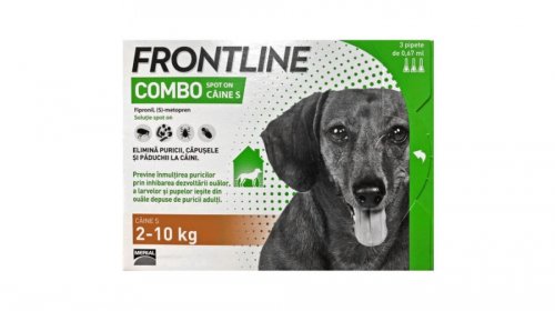 Frontline Combo S (2 -10 kg) - 3 Pipete Antiparazitare