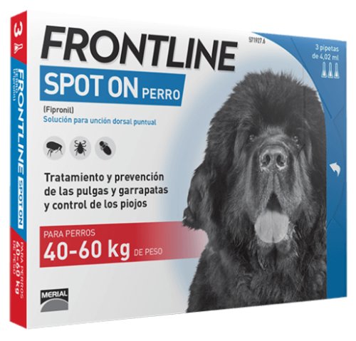 Frontline Spot On XL (40-60 kg) - 3 Pipete Antiparazitare (Fipronil)