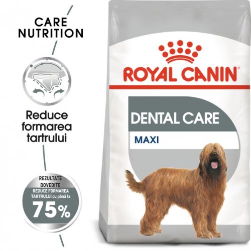 Royal Canin Maxi Dental Care Adult, hrana uscata caini, pentru dinti sanatosi, 3kg