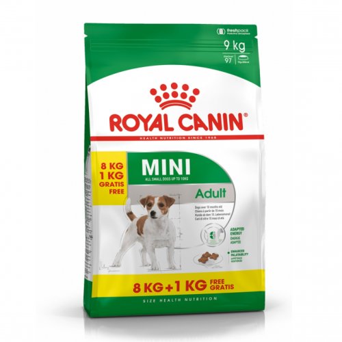 Royal Canin Mini Adult 8 kg + 1 kg gratuit