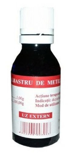 Albastru de metilen solutie, 25 ml, tis farmaceutic