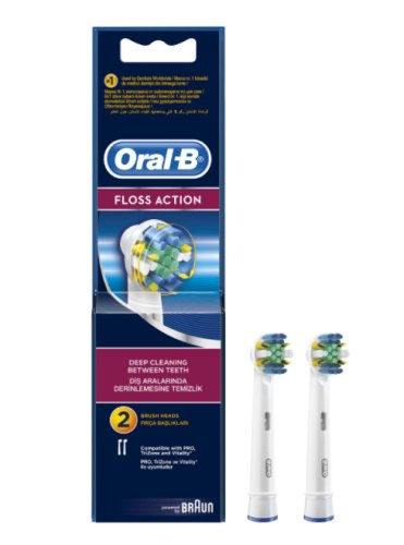 Rezerva periuta electrica de dinti Floss Action EB25-2, 2 bucati, Oral-B