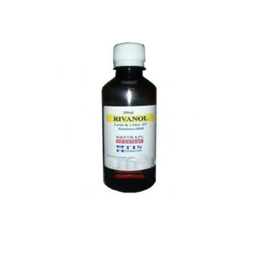 Rivanol 0,1%, 200ml, tis farmaceutic