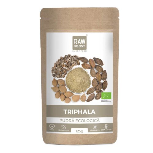 Triphala pudra Bio, 125g, Raw Boost