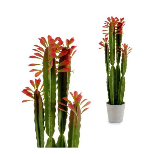 Ibergarden - Cactus plastic frunze cactus (18 x 98 x 18 cm)