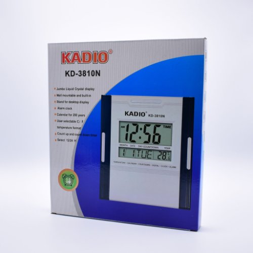 Ceas De Perete/Masa Electronic,Ceas 12/24,Alarma,Calendar,Termometru C/F, – KD-3810N