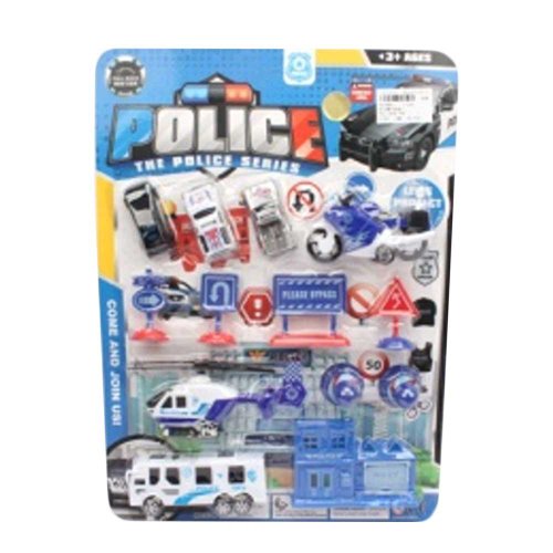 Play set politie - Vehicule + semne circulatie