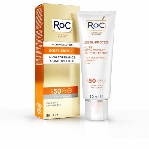 Protector Solar Roc High Tolerance Piele sensibilă SPF 50 (50 ml)