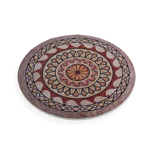 Suport Protecție pentru Masă Rotund Mozaic Plută Ceramică (20 x 20 cm)