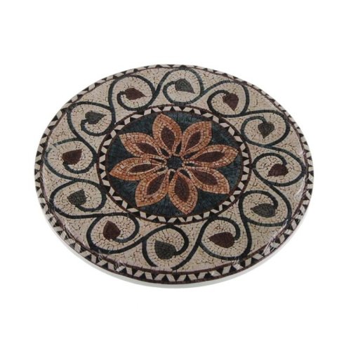Suport Protecție pentru Masă Versa Mozaic Rotund Ceramică (20 x 20 cm)