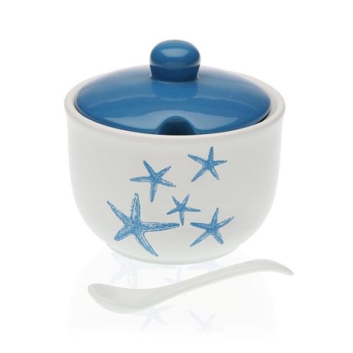 Bigbuy Cooking - Zaharniță blue sea ceramică