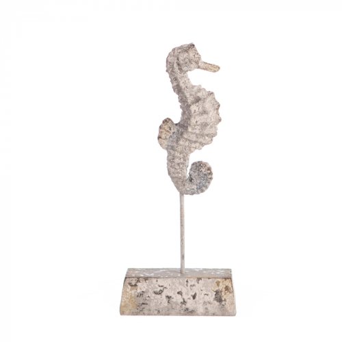 Decoratiune SEAHORSE, metal, 22.5X10X5.5 cm