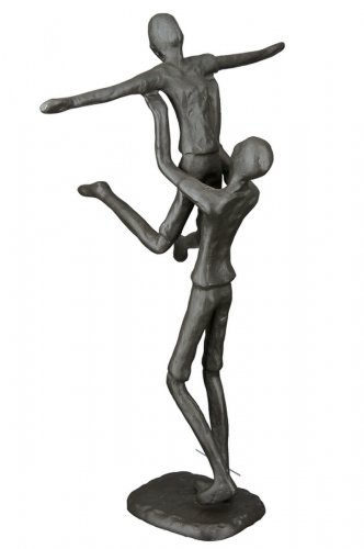 Figurina In Arm, Fier, Negru, 12x23.5x14.5 cm