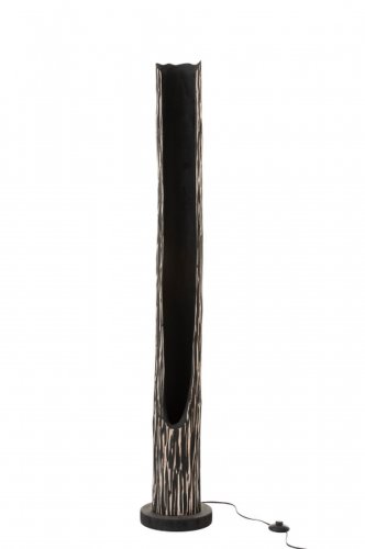 Lampadar Trunk Paul, Lemn, Maro Alb, 20x20x150 cm