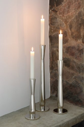 Fink - Sfesnic bandini, fier nichelat, argintiu, 54.5 cm