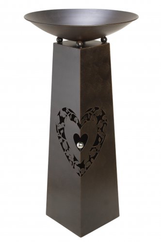 Gilde - Suport flori heart, metal, 102x50 cm