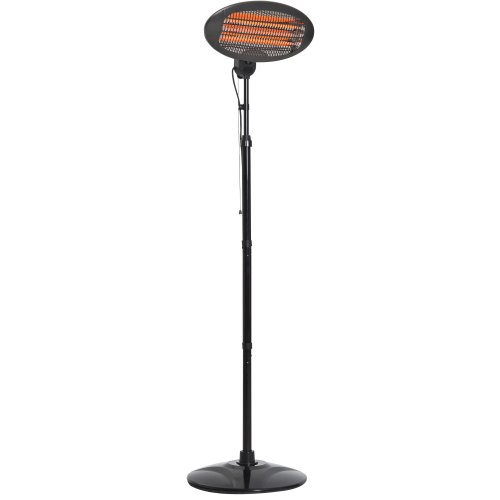 Outsunny Lampa Sistem de Incalzire pentru Extern 2000W Negru 180-210cm