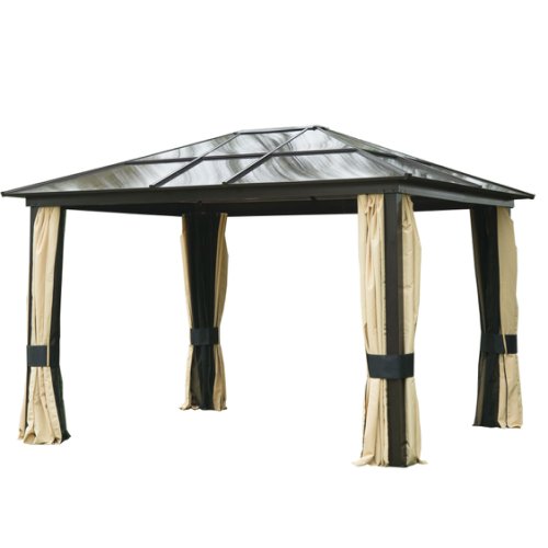 Outsunny Pavilion de Lux din Aluminiu Cort pentru Gradina 300x360x265cm