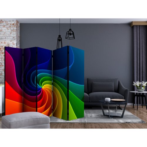 Paravan Colorful Pinwheel Ii [Room Dividers] 225 cm x 172 cm