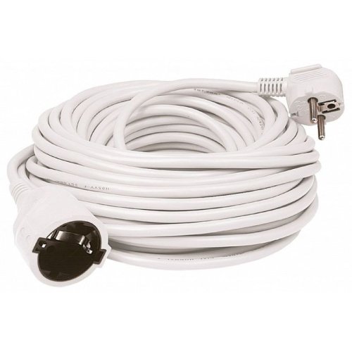 Prelungitor retea, cablu H05VV-F 3G1,0 mm2, 2300W, IP20, alb 5 m