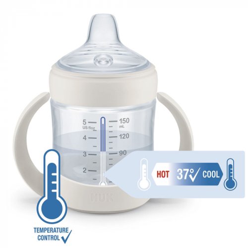 Biberon Nuk Learner First Choice Control Temperatura 150 ml Barcute 6-18 luni
