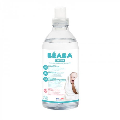 Detergent de rufe lichid Beaba Flori de Mar, 1 L 16 spalari, Certificat Ecocert