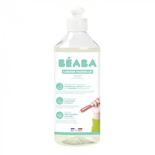 Detergent de vase lichid fara parfum Beaba 500 ml