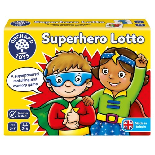Joc de memorie Orchard Toys Superhero Lotto