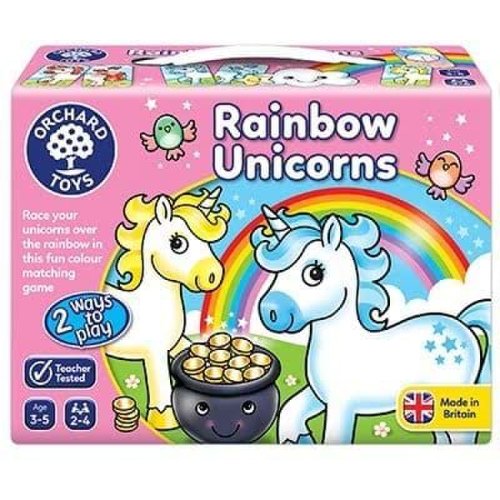 Joc educativ Orchard Toys Rainbow Unicorns