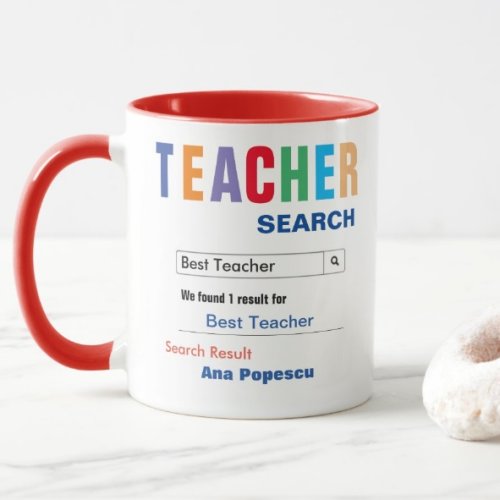 Cana personalizata Best Teacher