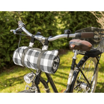 3gifts - Patura pentru picnic cu cleme de fixare pentru biciclete