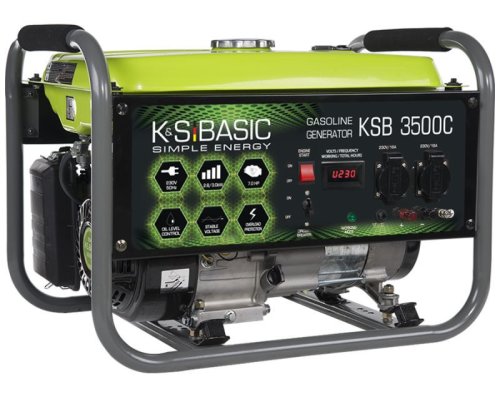 Generator de curent 3 kW benzina BASIC LINE - Konner & Sohnen - KSB-3500C