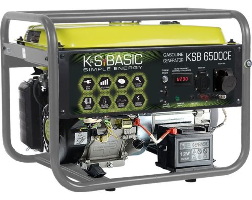 Generator de curent 5.5 kW benzina BASIC LINE - Konner & Sohnen - KSB-6500C