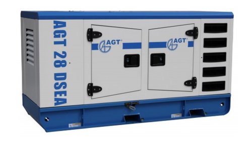 Generator diesel de curent, insonorizat AGT 28 DSEA