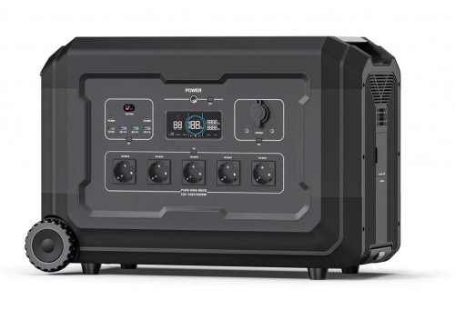 Criano - Statie acumulator portabil pentru incarcare rapida fastcharge, lifepo4, generator solar power station - 3600w, 3072wh - cno-ps3