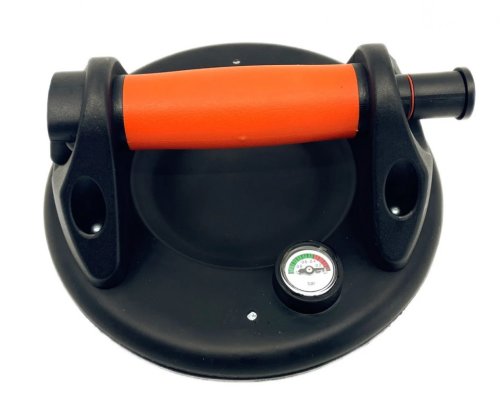 Criano - Ventuza profesionala cu pompa de vid pentru manipulare placi rugoase sau fine Ø200mm, 150kg - cno-cv200