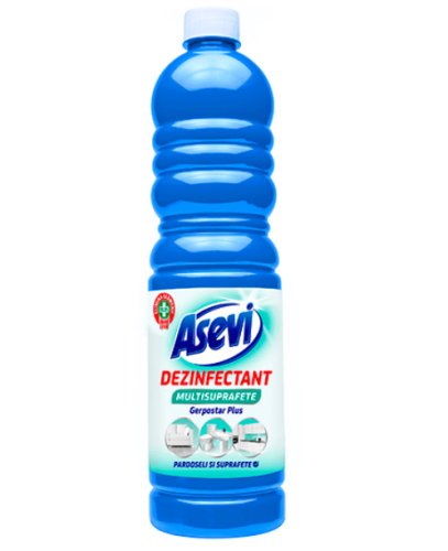 Asevi detergent pardoseala dezinfectant multisuprafete Gerpostar Plus 1 L, avizat Ministerul Sanatatii