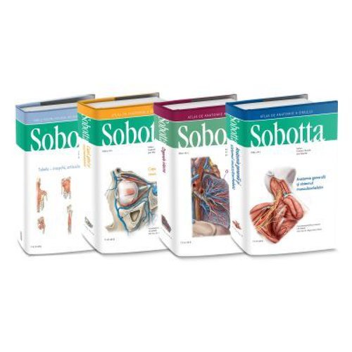 Atlas de anatomie a omului Sobotta set 3 volume