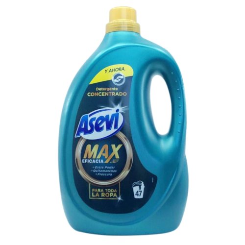 Detergent lichid rufe/haine 44 spalari 2,9 litri, ASEVI MAX