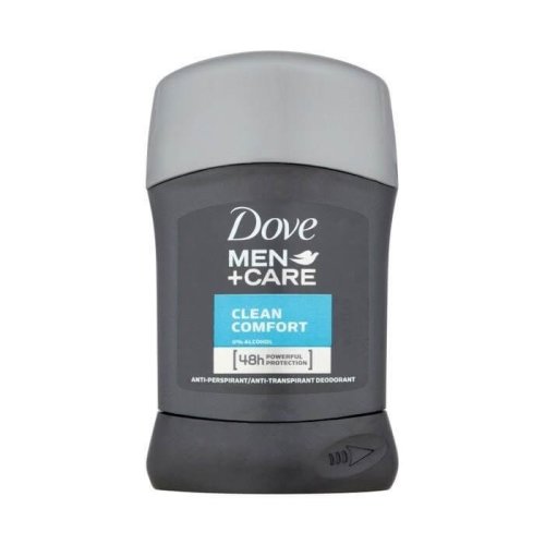 Dove Deodorant antiperspirant stick Clean Comfort pentru barbati, 50 ml
