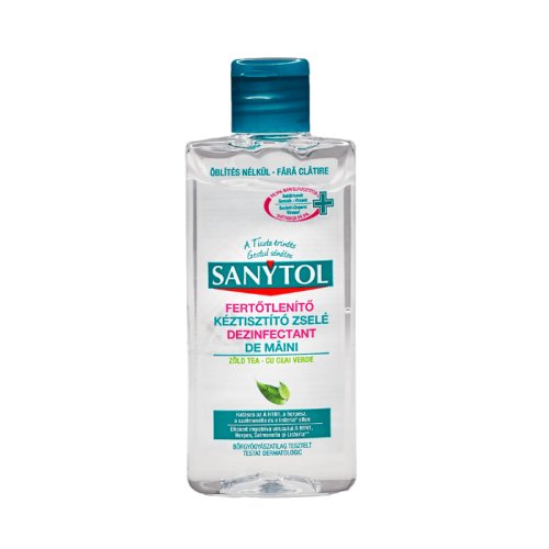 Pachet Sanytol Virucid Gel dezinfectant maini mini 5 x 75 ml, avizat Ministerul Sanatatii