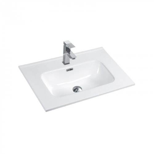 Lavoar baie incastrat alb 60 cm, dreptunghiular, Fluminia Siena