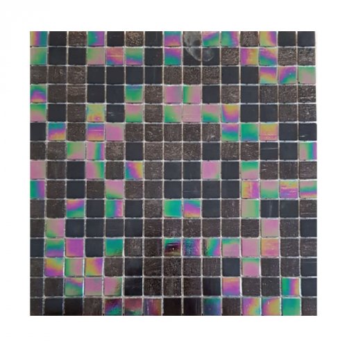 Mozaic interior multicolor 2x2 cm, culoare negru MIX MOZAIC, Keramyth