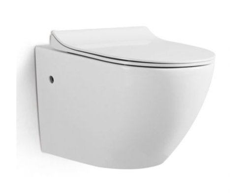 Dalet - Vas wc suspendat rimless cu capac soft close inclus