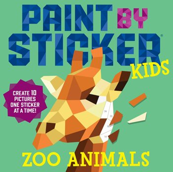 Paint by sticker kids: zoo animals: create 10 pictures one sticker at a time!, paperback/Workman Publishing