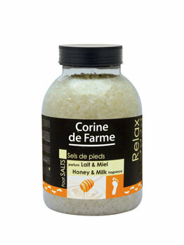Corine De Farme - Sare de baie cu miere, 1300 g