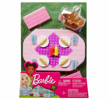 Set Barbie, mobilier exterior picnic