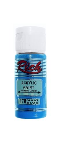 Acrilic albastru mat 30ml Rich AKR-030-178