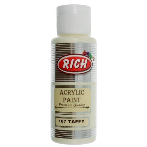 Acrilic galben pastel mat 70ml Rich AKR-070-107